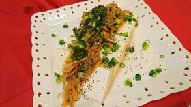 ザーサイ(搾菜)と生姜の冷奴~豆腐サラダ